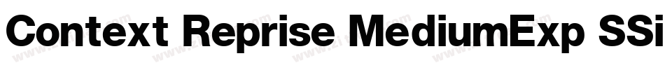 Context Reprise MediumExp SSi Normal字体转换